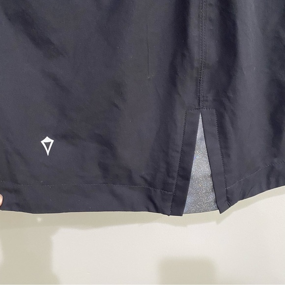 IVIVVA Lululemon Rain On Game On Jacket Black Waterproof Reflective Girls Size 8 - Picture 7 of 11